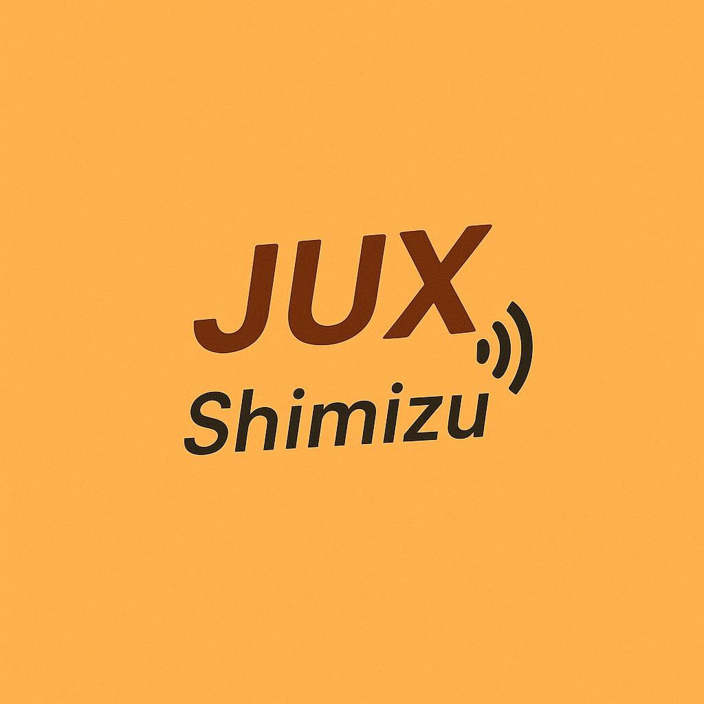 JUX shimizu ロゴ